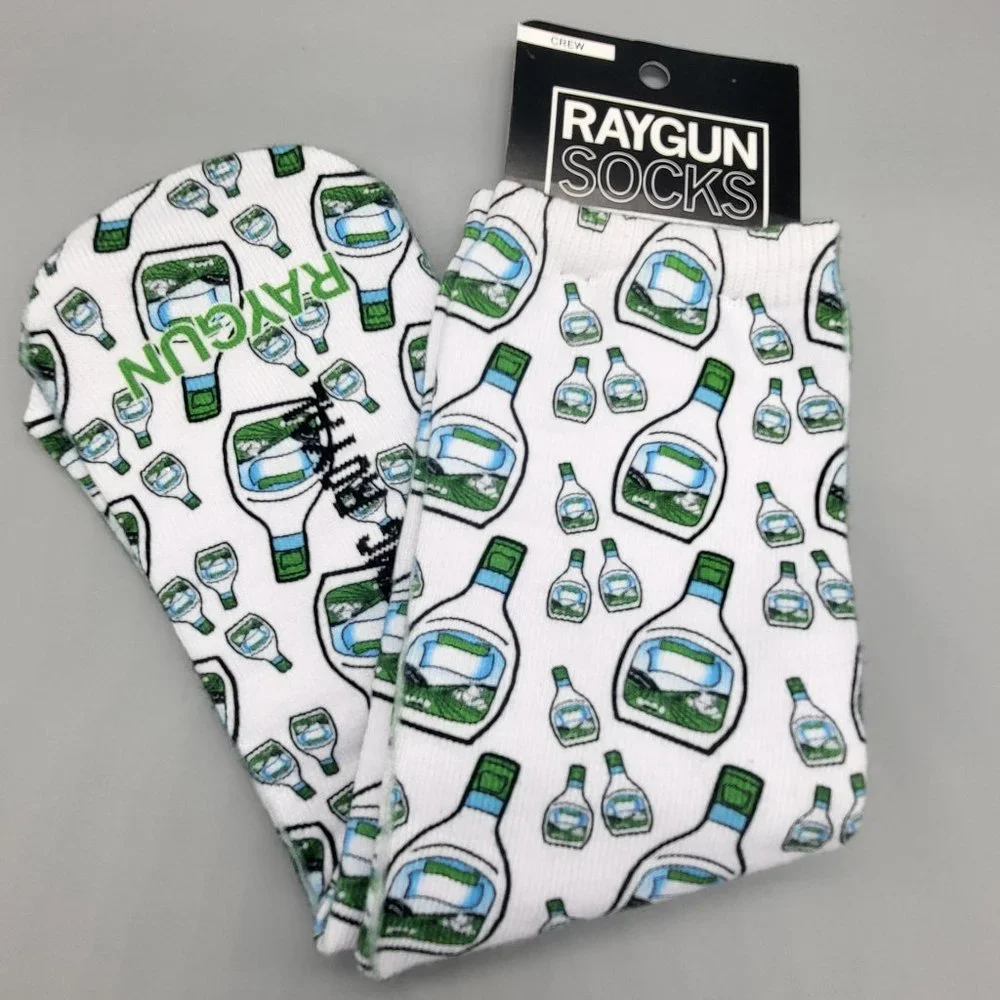 Raygun Ranch Bottle Pattern Socks - Picture 2 of 9